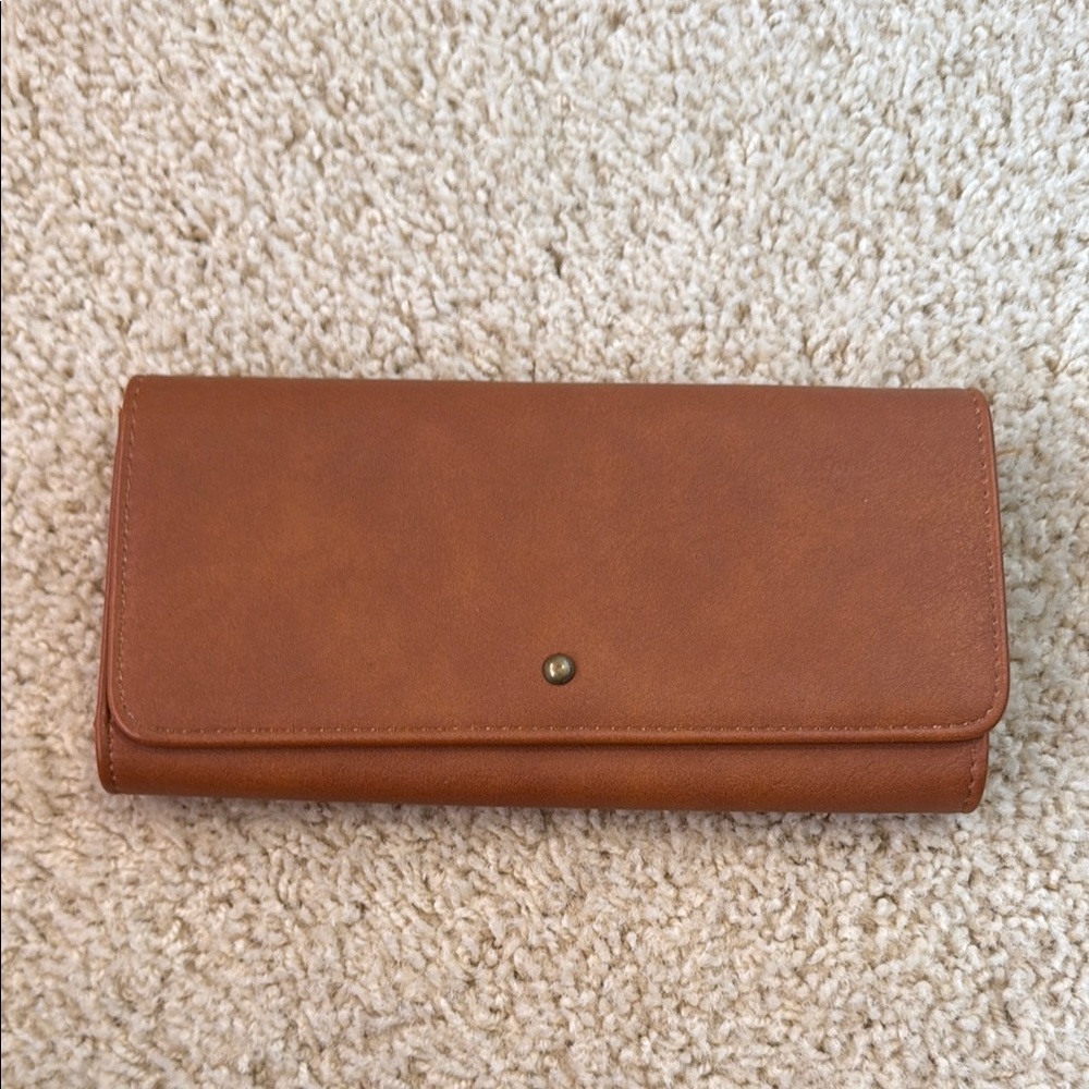 Universal Thread Brown Leather Wallet - image 1